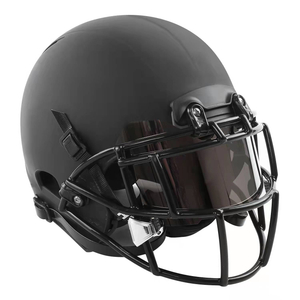 Silbernes rahmenloses American Football Visier für Brillenträger