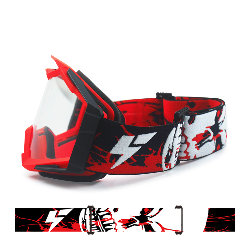 Klare kompatible Antibeschlag-Motocross-Brille